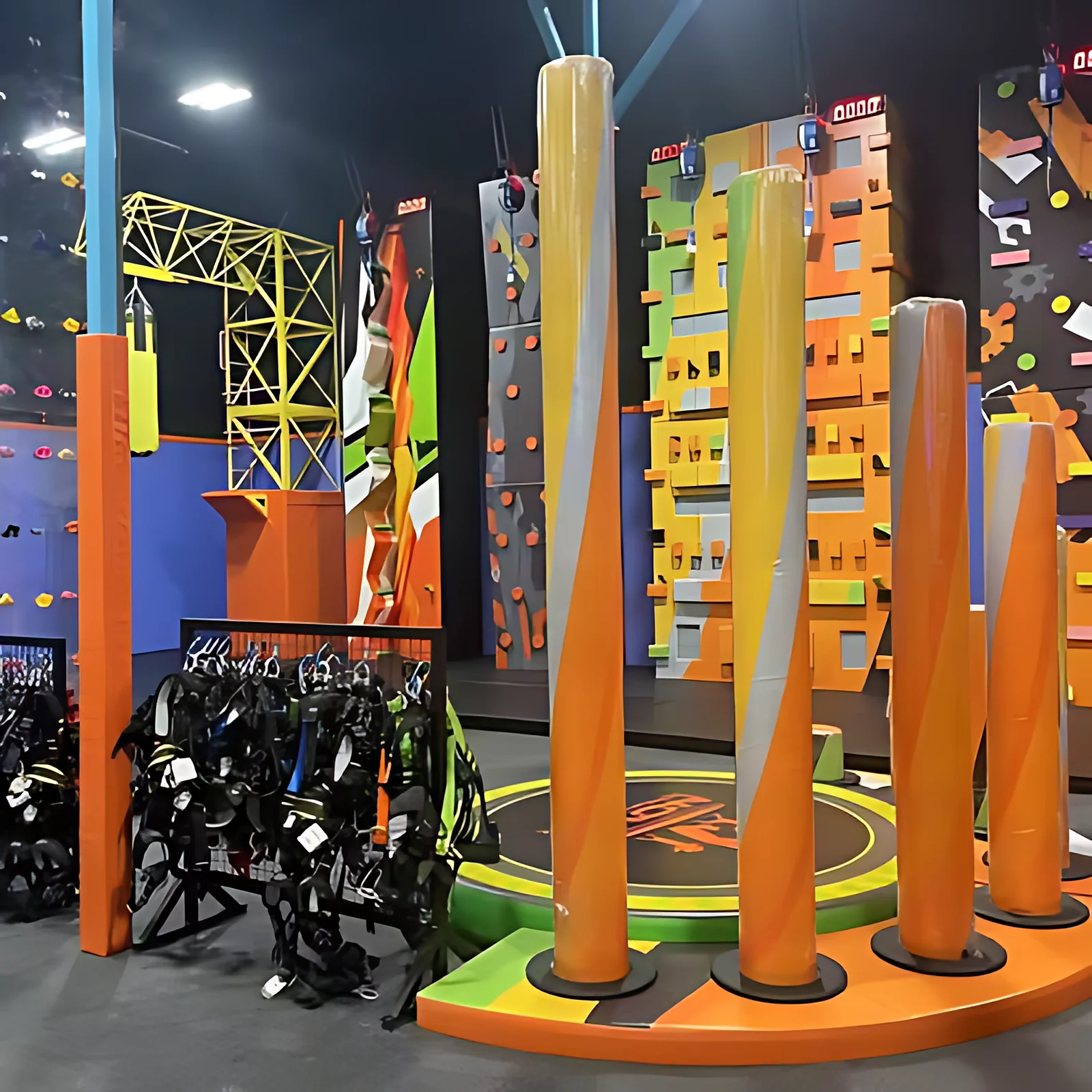 Climbing Wall at Nova Adventure Park East Hartford