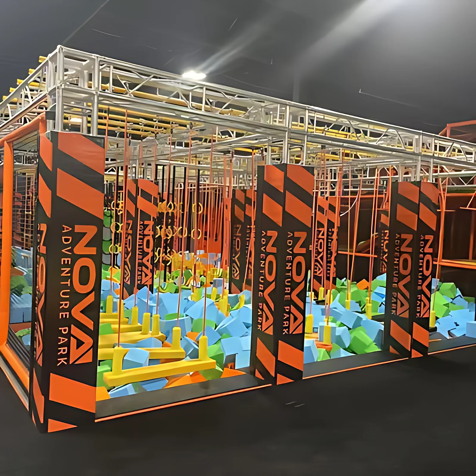 Ninja Warrior at Nova Adventure Park East Hartford
